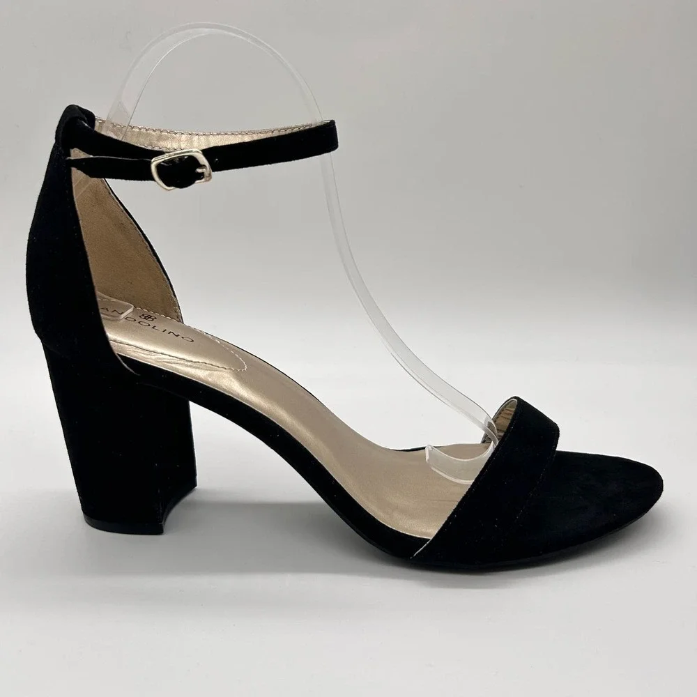 Bandolino Sandals Womens 11M Black Armory Block Heel Dress Sandals NEW‎